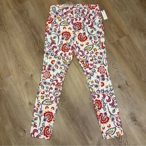 NWT Pilcro Midrise Skinny Multicolor Floral Jeans